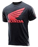 Troy Lee Designs Men's 2016 Honda Wing Shirts,Large,Heather Charcoal