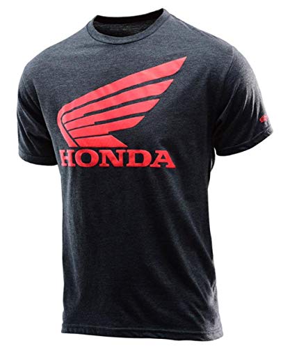 Troy Lee Designs Men's 2016 Honda Wing Shirts,Large,Heather Charcoal