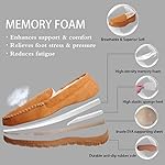 shoeslocker Men's Slippers Warm Soft Plush Memory Foam House Slippers for Men Comfortable Bedroom Moccasin Slippers Non-Slip Indoor Outdoor - Image 2