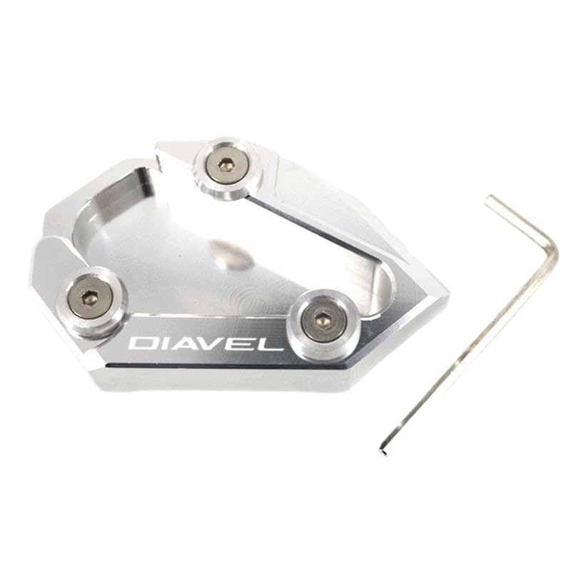 Plaque support pour Diavel Cromo AMG béquille moto CNC