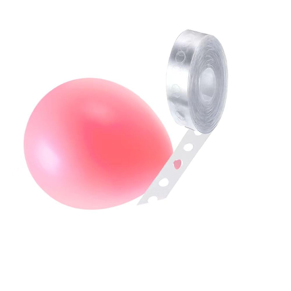 2 pezzi 5M K arco per palloncini Nastri ghirlanda di palloncini Striscia decorativa per palloncini per Natale Matrimonio Festa di compleanno Deocr  15