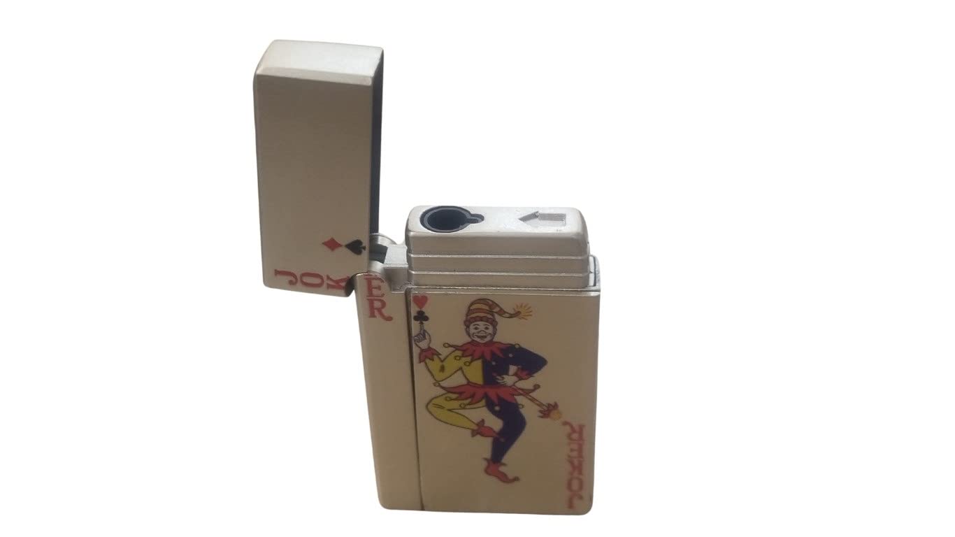 LIGHTER HOUSE� Cutest Joker Print Sliding Butane Gas Lighter Decorative Gadget for Men (01 Pc.)