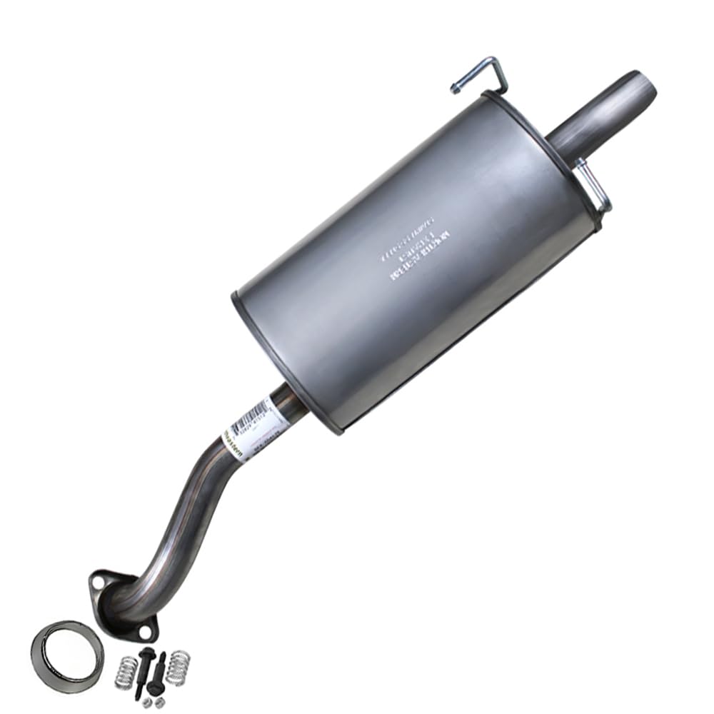 Northeastern Exhaust | Stainless Steel - Direct Fit Exhaust Rear Muffler Compatible for Honda CR-V 2012-2014 2.4L - Includes Gasket and Spring Bolt