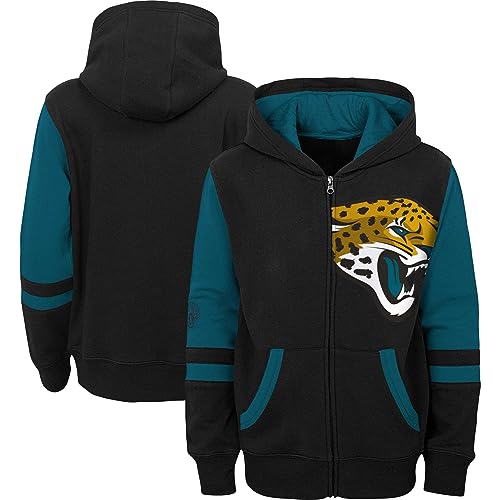 Preschool Black Jacksonville Jaguars Stadium Color Block Full-Zip Hoodie