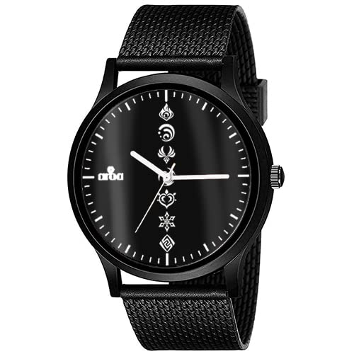 AROA Watch New Watch for Genshin Impact Element Logo Model : 441 Men Black Metal Type Rubber Analog Watch Black Dial for Men Stylish Watch for Boys (B0C3HRXT7S) Amazon Price History, Amazon Price Tracker