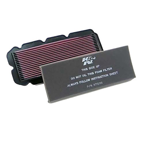 Filtre à air HA-1596 K&N lavable pour un gain de puissance moteur
