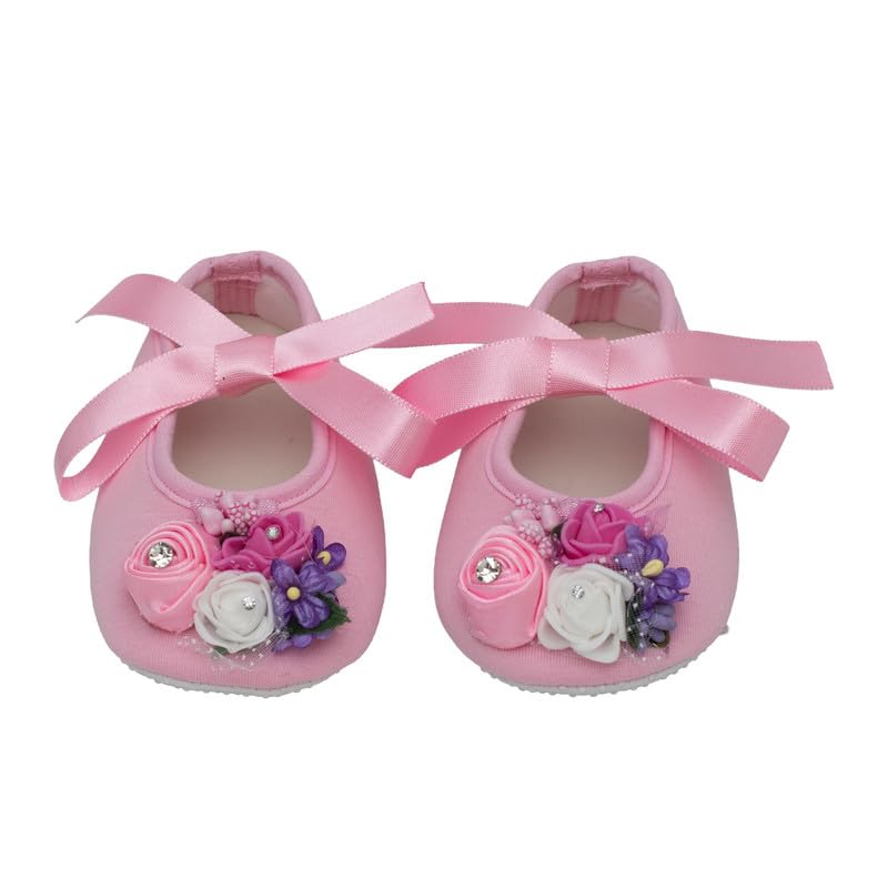 devishi booties embellished with flowers - baby pink-picture-43