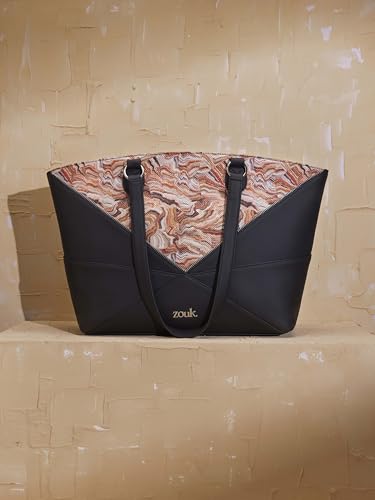 Image of ZOUK Rhea Kapoor Tote Bag - | Elegant Vegan Leather Tote for Women |
