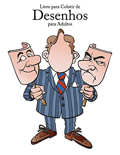 Livro para Colorir de Desenhos para Adultos 1 (Portuguese Edition)