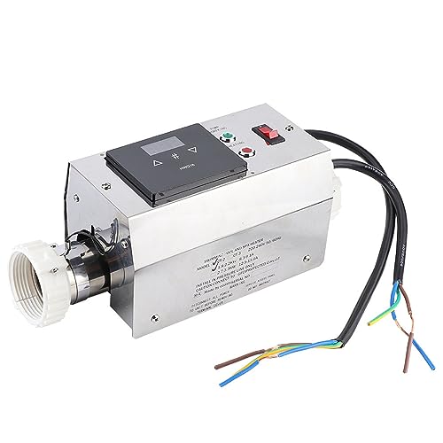 Aquecedor De Piscina De Banho, Termostato De Piscina, Aço Inoxidável 2KW Aquecedor De Piscina Contro