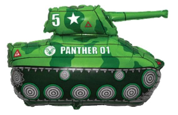 großer Folienballon Panzer Tank ca. 65 x 80cm