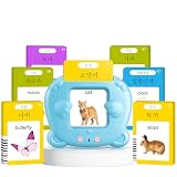 Korean & English Talking Flash Cards for Toddlers, Bilingual Flash Cards Learning Montessori Toys with 510 Sight Words, Speech Therapy Toys, Children's Sensory Preschool Learning Educational Gifts