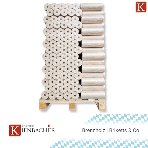 Holzbriketts Kienbacher Nestro 500 kg Palette mit Zugloch
