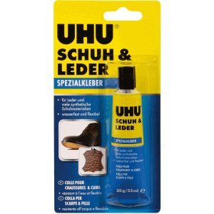 UHU Spezialkleber Schuh & Leder 30g Tube Infokarte