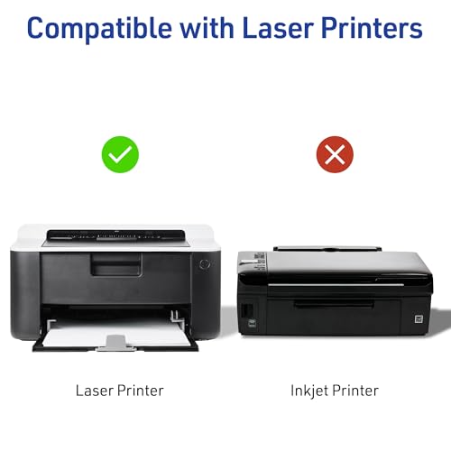 Avery 5160 White Self-Adhesive Address Labels (White, Self-Adhesive Labels, Laser, Rectangular with Rounded Corners, 3000 Items, 100 Sheets) - Image 7