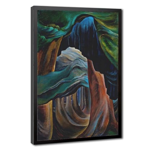 Toile Forest Emily Carr pour un salon chaleureux et nature