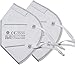 Produktbild 2 FFP2 Masken im Polybeutel - CE zertifizierte Masken im 2er Pack nach EN149:2001+A1:2009 - Atemschutzmaske Partikelfiltermaske - Hohe Filtration -