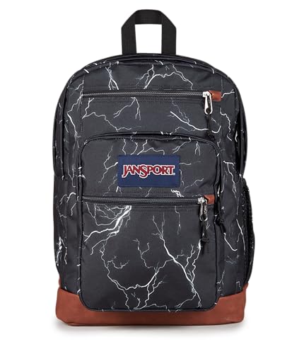 Image of JanSport Cool Backpack with 15-inch Laptop Sleeve, Large Computer Bag Rucksack with 2 Compartments, Ergonomic Straps, Electric Bolts