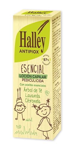 HALLEY - Antipiox Esencial | Loción Anti Piojos | para Adultos y Niños a partir de 2 Años | 100 ml | Tratamiento Anti Piojos con Aceites Esenciales