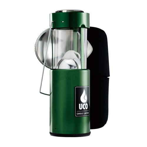 Preisvergleich Produktbild UCO Original-9-Stunden-Kerze Laterne, Reflektor und Cocoon-Set (eloxiert Grün)
