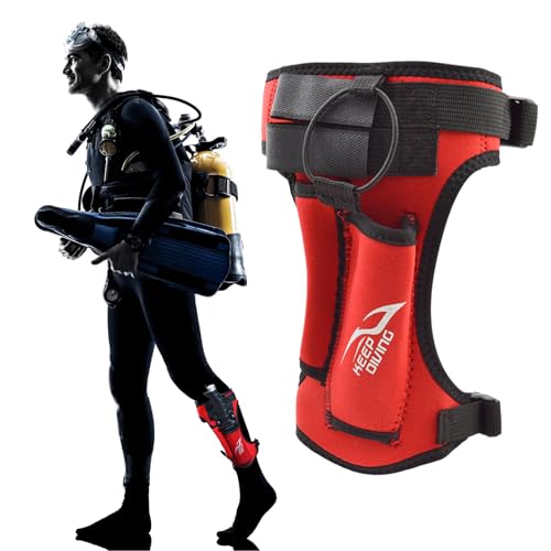 レッグブレードストラップ - スキューバカッターホルスター|ダイビングブレードセットスキューバダイビングブレードレッグストラップシーススキューバダイビング、??スピアフィッシング、シュノーケリング、ハイキング、屋外での使用