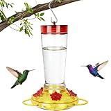 Joliyoou Hummingbird Feeder, 10 Once Glass Hummingbird...
