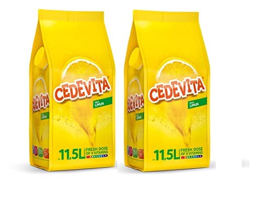 Cedevita Limone (Limun) Mix di bevande vitaminiche istantanee 2 x 900 g, produce 23 l di succo analcolico