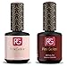 Produktbild PINK GELLAC Shellac Gel Nagellack 2 x 15 ml für UV Lampe | 105 Blush Orange Rosa Rose 15 ml | 235 Ruby Red Rot 15 ml |Gel Nail Polish for UV Nail Lamp pink | LED Nagel Lack Gellack Nagelgel