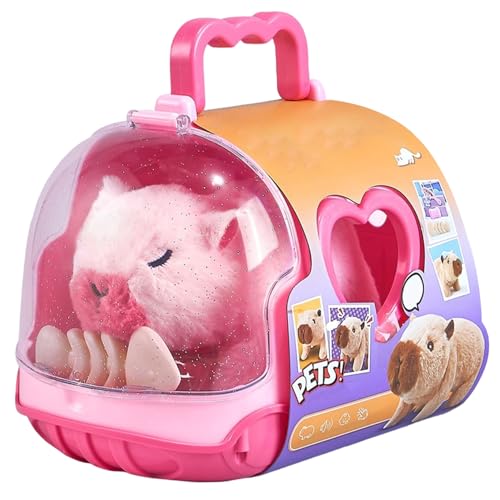 Capybara électronique rechargeable à motricité active et boîte de voyage rigide