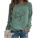 Photo Gallery senhe massage therapist sweatshirt for women letter printed crew neck pullover tops heart graphic physical therapy gift Photo Gallery senhe massage therapist sweatshirt for women letter printed crew neck pullover tops heart graphic physical therapy gift