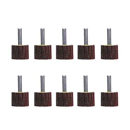 SCOTTCHEN Flap Sanding Wheel Aluminum Oxide 1 x 1 x 1 4 Grit# 40,60,80,120-10 Pcs