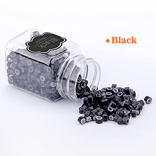 Duufin 2500 Pezzi Microring per Extension, 5mm