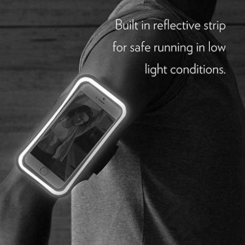 Running Armband Sports Compatible with Motorola Moto Z4, Gym Workout Case Cover Band Arm Strap Reflective Water Resistant for Moto Z4 Phone Model