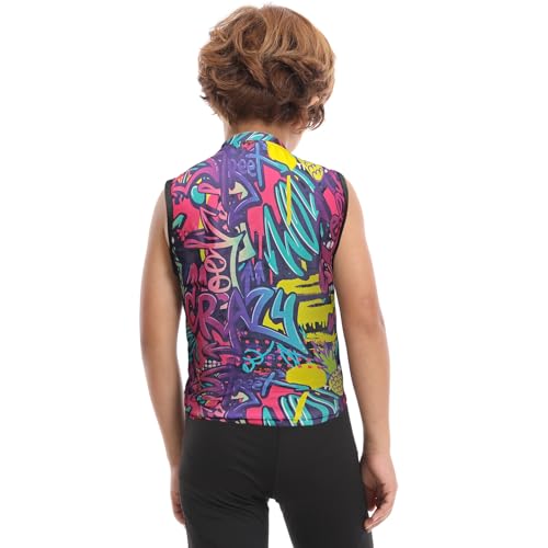 STONEKISS Youth Chest Protection Shirts, Compression Padded Shirt for Baseball, Softball, Paintball, Football YM - Thumbnail 5
