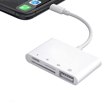 Amazon Mansa Iphone Sd カードリーダー 外付メモリーカードリーダー Iphoneデータ保存 双方向でのデータコピー可能 Usb Ios 対応 容量不足 メモリーカードリーダライタ 高速 データ転送 カメラ用sdカード リーダー 写真 動画 音楽 直接転送可能 コンパクト Office 書類