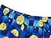 Beezizac Boys Smiling Face Pajamas Blue Checked Check Pattern Coat Style Button Down 2-Piece PJ Set Size 12