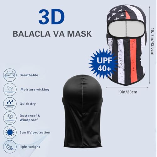 Image of Balaclava Mask 3D Print Full Face Mask Cooling Neck Gaiter Sun Protection Face Cover Mask Windproof Ski Mask