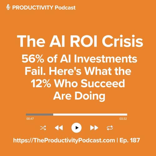 The AI ROI Crisis: 56% of AI Investments Fail. Here's What the 12% Who Succeed Are Doing