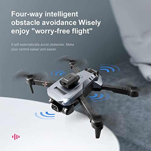 Gesture Control Fpv Drone With Optical Flow, Wifi Transmission, Headless Mode For Beginners, Kids And Outdoor Travel, Portable Toy Quadcopter With Dual Camera 1080P Hd For Aerial Photography (Black) #TOP3