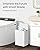 Cesun 2 Pack 4 Gallon Bathroom Trash Can with Lid, Small Automatic Trash Can, Touchless Motion Sensor Garbage Can, White Plastic Waste Basket for Bathroom, Bedroom, Toilet, Office, Rv