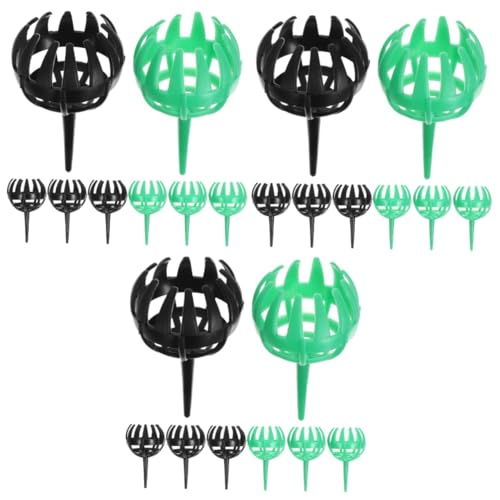 Toyvian 3 Series Caja De Fertilizante De Jardín Interior Cesta De Fertilizante Para Plantar Herramienta De Fertilización De Bonsái Cestas De Fertilizantes Para Bonsais Abs 20 Piezas*3