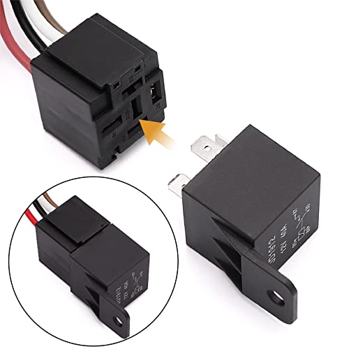 Taigoehua Electric Fan Wiring Install Kit Complete Thermostat 40 Amp Relay 185° -175° #TOP5