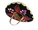 Leos Imports Small Velvet Mariachi Sombrero 1 Unit in Random Color 6 in. Diameter