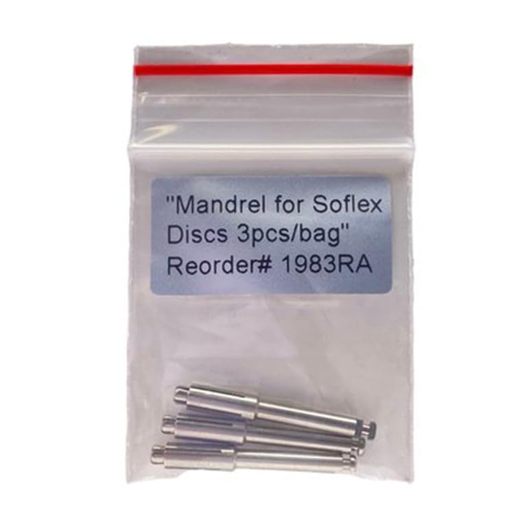 Valdent USA RA Mandrel for Contra-Angle Handpieces – Pop-On Style – Polishing Disc & Wheel Holder – Dental Finishing Accessory – Pack of 3