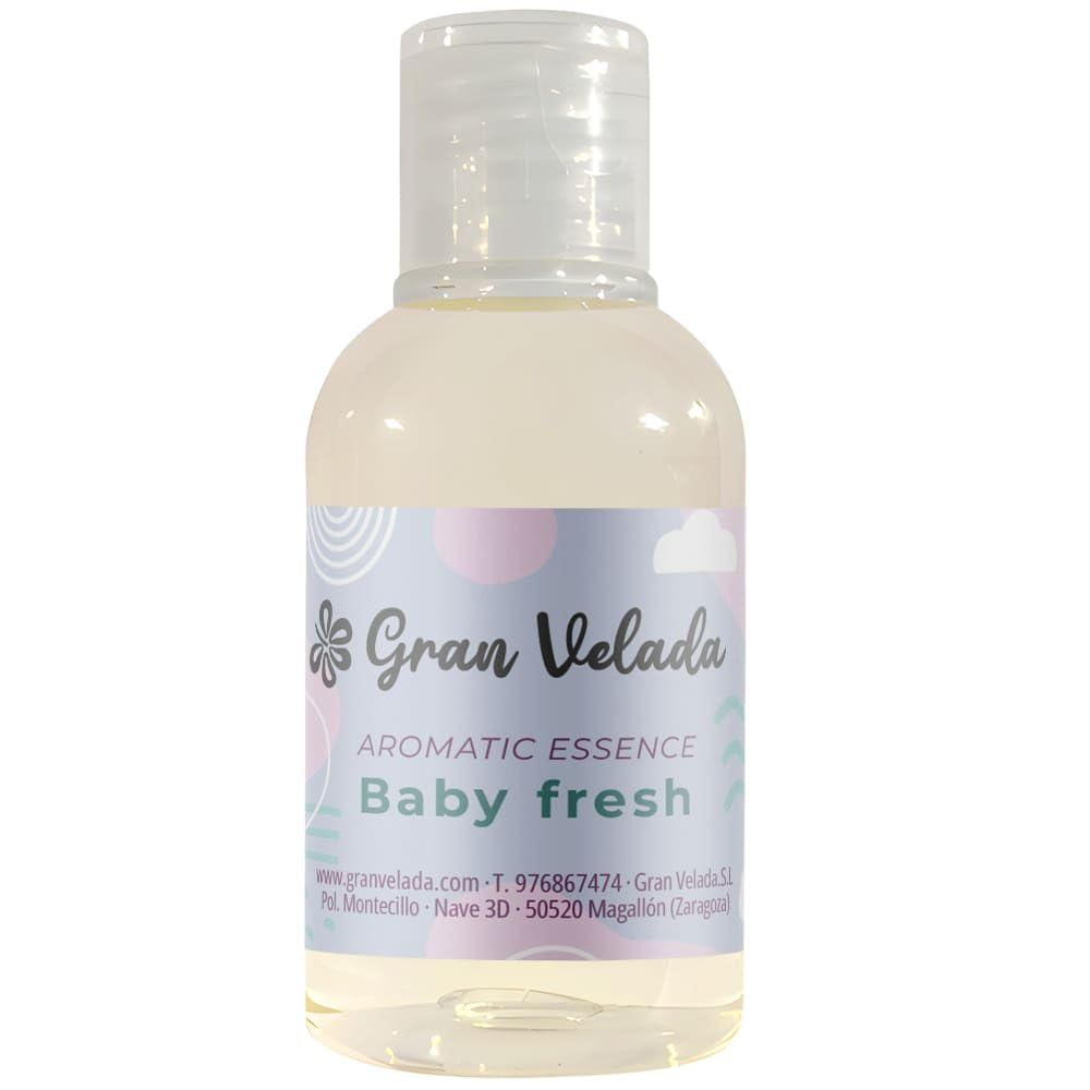 Gran Velada - Duftöl Baby Fresh 1000 ml | Aromatisches Duftöl für Seifen, Kerzen und Kosmetik, Frischer Kinderduft, Konzentriertes Parfümöl für DIY-Projekte für Wellness