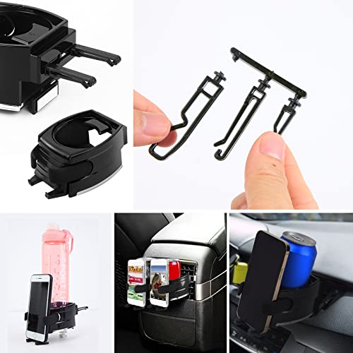 2 In 1 Air Vent Phone Mount Cup Holder Organizer For Car, Universal Drink Bottle Bracket Stand #TOP3