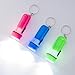 Kicko Mini Flashlight Keychain, 2 Inch - 24 Pack Assorted Colors, Green, Light Blue and Pink - Batteries Included - for Kids, Party Favors, Goody Bag Fillers, Prizes, Pocket Size, Chain for Key