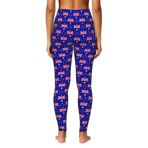 Leggings de gimnasio cintura alta con estampado australiano original 4