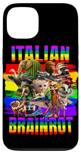 �C�^���A���E�u���C���E���b�g�b�S�L�����N�^�[���C���{�[LGBTQ�v���C�h�t���b�O �X�}�z�P�[�X iPhone 13 �p