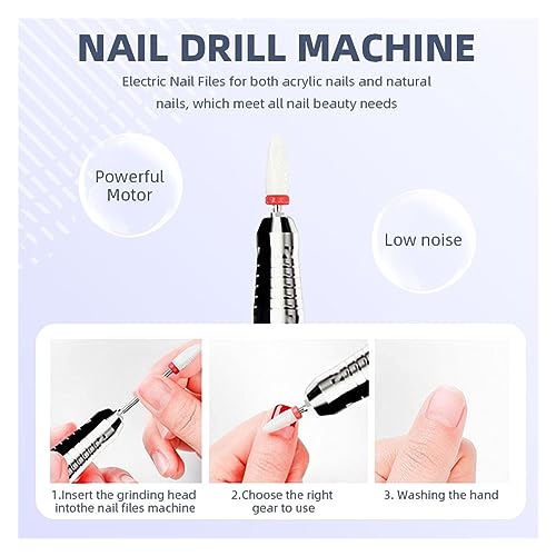 Nail-Drill-35000RPM-Electric-Nail-Drill-Manicure-Machine-for-Hand-and-Foot-Repair-Manicure-Cutter-Set-Nail-Gel-Polisher-Salon-Equipment-Professional-Nail-Tools-Bianco-A